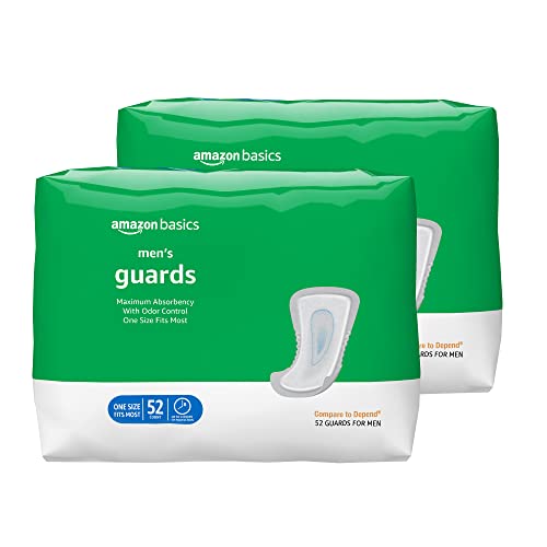 Amazon Basics Incontinence Guards for Men, Maximum