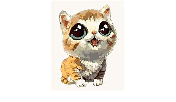Hdgref Pintar Por Numeros Diy En Gatos Pintura Digital De Bricolaje Por Numeros 40x50cm Sin Marco Pintura Por Numeros Arte Y Manualidades Fix Em Up Com