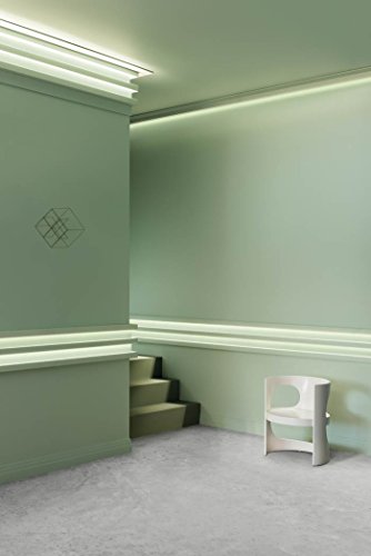 Orac Decor Crown Molding C382 Primed Polyurethane 4" Sample Face: 5" H: 2" Proj: 5-1/2"
