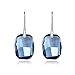 Silver Swarovski Elements Crystal Diamond Accent Wish Stone Fashion Earrings Studs Drop Set for women teenage girls kids children, with a Gift Box, Ideal Gift for Birthdays / Christmas / Wedding