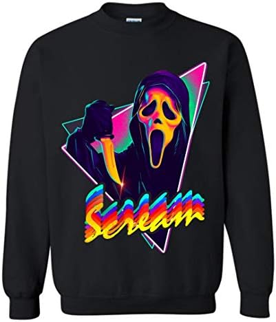 CLOTHES4LEGEND Scream Horror Movie Crewneck Sweatshirt