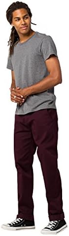 RSQ New York Slim Straight Stretch Chino Pants, Grape, 40X30