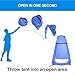 Wolfwise Pop Up Changing Tent for Beach, Camping Portable Shower Tents, Outdoor Privacy Bathroom, Change Dressing Clothes Porta Potty Tent Pop Up Instant for Camp, Toilet, Blue