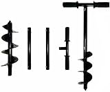AUGER 6 inch Manual Post Hole Auger Digger Heavy Duty Hand Drill view 6