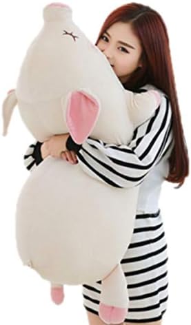 SHENGSHIHUIZHONG Plush Toys, Plush Toys, Pig Figurine, Pig Dolls, Sleeping Pillows, Warthogs, Big White Pig Dolls, Cute Dolls, Birthday Gifts, Can Not Be Inserted, Can Be Inserted In Two Styles To Cho