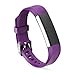 GinCoband 3PCS Fitbit alta HR bands,Replacement bands for Fitbit alta,Fitbit alta HR with Watch Buckle (Black+Purple+Gray, 3PCS Buckle Design)
