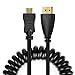 UCEC 11.81"/30cm Coiled Mini HDMI to Full HDMI Cable for Atomos Ninja Star Recorder Cameras primary