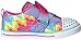 Skechers Kids Baby-Girl's Sparkle LIT-Rainbow Cutie Sneaker, Lavender/Multi, 9 Medium US Toddler