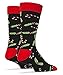 Oooh Yeah Mens Crew Socks Christmas All Over