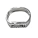 EPYSN Replacement Metal Band for Fitbit Flex Bracelet Bangle Silver