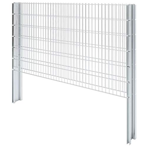 honglianghongshang Hauseinzäunung Zaunfelder Doppelstabmattenzaun Gabionenzaun 2008 x 1230 mm 4 m Verzinkt – Bild 3