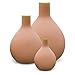 GrowOya Large Clay Irrigation Vessel, Brown, Large