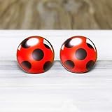 wangxiyan Fashionable Miraculous Ladybug Earrings - Hypoallergenic Nickel Free Earrings Sale