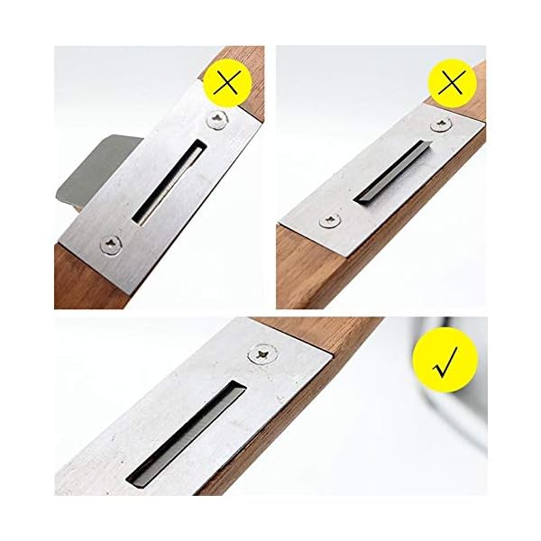 YEZIB DIY Holzverarbeitung Mini-Hobel Carpenter Modellbau 26cm Licht Holzbohlen Schärfen Hobeln Handbuch Abgratwerkzeug… – Bild 8