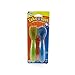 The First Years Take & Toss Toddler Fork And Spoon Flatware, Colors May Vary
