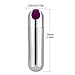 Portable Waterproof Rechargeable 10 Speed Mini Bullet Vibrator Clitoris Vagina Stimulator Wand Massager Adult Sex Toys for Women
