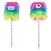 Kicko Rainbow Monster Pen - Pack of 12 Silly-Faced Ballpens - 10-inch Bug Eye Pens Ideas, Party Favors, School, and Office Rewards, Collections, Christmas, Birthdays, and Carnivals