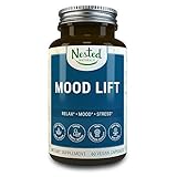 Mood Lift | Relaxation, Stress and Temporary Anxiety Relief Supplements | 60 Vegan Capsules | Naturally Sourced Ingredients | Serotonin Enhancer Complex Pills with 5-HTP, L-Methionine and Magnesium