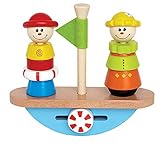 Hape - Early Explorer - Balance Boat Wooden Stacking Toy