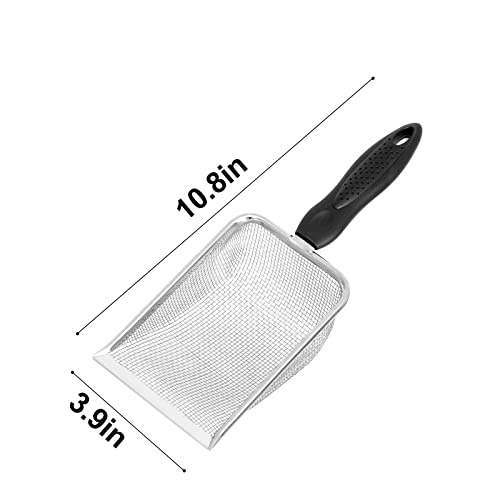 Protover Reptile Sand Substrate Metal Sand Shovel Stainless Steel Fine