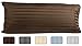 AMERICAN PILLOWCASE Egyptian Cotton Luxury Striped 540 Thread Count Body Pillow Cover, 21 x 60 Inch, Striped Chocolate
