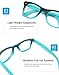 TIJN Safety Eyewear Cute Blue Square Eyeglasses Glasses with Clear Lens for Kids Boys Girls