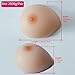 KONMED 2000g/pair Silicone Breast Forms for Mastectomy/Cross dresser/Cosplay/Transgender,with Pink Protective Bag