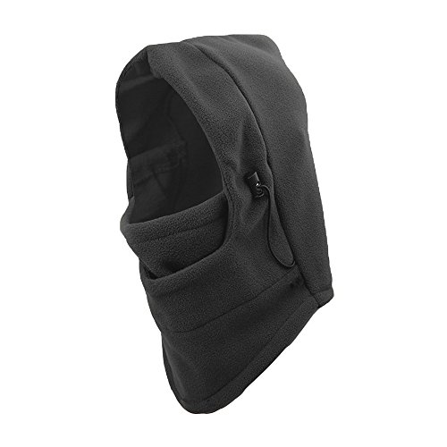PU Health Fleece Ski Mask Hood Balaclava 3 in 1, Adjustable, Color Choices, Winter Weather Necessity, 0.3 Pound