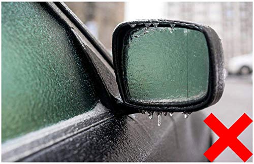 Supernova Universal Car Side Mirror Cover, Windshield Side View Mirror Covers for Ice Snow and Frost Guard, Fit for Most of Cars, Mid-Size Vehicles, Minivans, SUVs - New (1 Pair) - Thumbnail 5