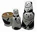 LittleTiger PANDA Set of 5 Cutie Nesting Dolls Russian Doll