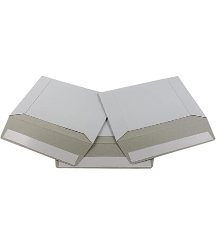 thumbnail image 2 of ProLine 5x7 Self Seal Rigid Photo Shipping Flats - Cardboard Envelope Mailers, White, 100% Recyclable 2 of 4