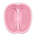 Ownest. Foot Bath Spa,Water Spa and Foot Massage, Sturdy Plastic Foot Basin for Soaking Foot,Toe Nails, and Ankles,Pedicure,Portable Foot Tub-Pinkthumb 1