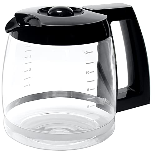Coffee Carafe 12-Cup Glass Carafe Replacement For Black+Decker