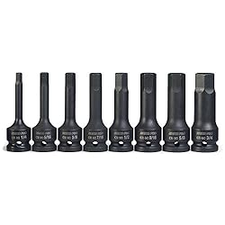 NEIKO 01141B Allen-Bit Socket Set, Metric Socket