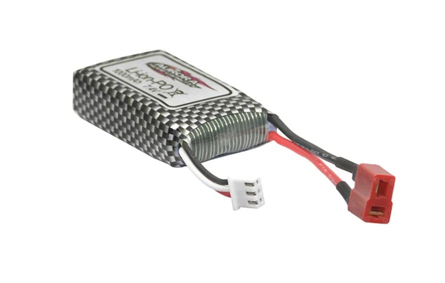 YUNIQUE Batteria Ricaricabile Ni-MH 6V AA 2400mAh Con Connettore SM 2P E Cavo USB - Verde, Per Barche E Bus RC, Modellismo
