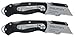Husky Folding Sure-Grip Lock Back Utility Knives Two Pack (2 x Husky Lock Back Knives 10 x Blades)