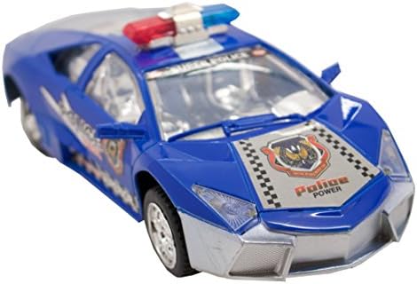 TECHEGE Toys Blue Police Lambo Luxury Stealth Police Car Realistic Sounds Flashing Lights Fun for all Ages!