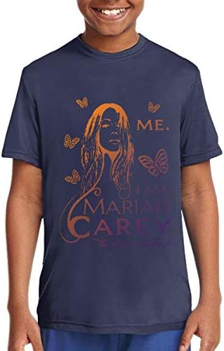 C12QnQvgidgxfR Fashion Teens Mariah Carey Boys&Girls T Shirts Short Sleeve White