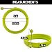 Zenware Set of 4 Non Stick Silicone Egg Ring Pancake Molds - Green