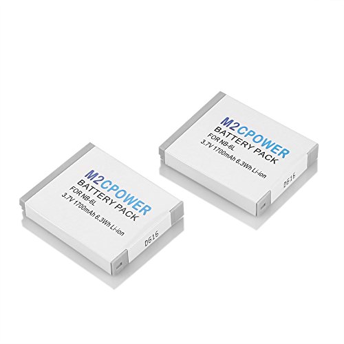 M2cpower®Canon NB-6L NB-6LH Battery 1700mAh for Powershot SX710 HS ,SX520 HS ,SX530 HS ,SX510 HS ,S120 ,SX700 HS ,SX610 HS ,SX600 HS, D30, and S95 Cameras M2cpower®Canon NB-6L NB-6LH Battery 1700mAh for Powershot SX710 HS ,SX520 HS ,SX530 HS ,SX510 HS ,S120 ,SX700 HS ,SX610 HS ,SX600 HS, D30, and S95 Cameras