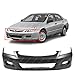 MBI AUTO - Primered, Front Bumper Cover for 2006 2007 Honda Accord Sedan, HO1000235
