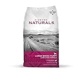 Diamond Naturals Large Breed Puppy Real Lamb Recipe Premium Dry Dog Food, 40 lb