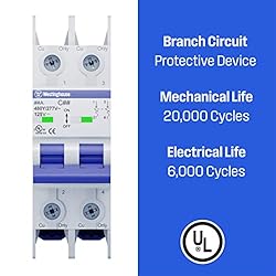 Westinghouse UL 489 AC Miniature Circuit Breaker, 2