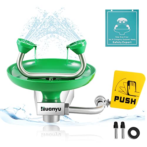 Huanyu Emergency Eye Wash Station Wall Mounted Eyewash Station Safety