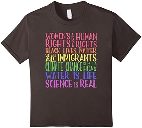 Kids Political Protest - United we are stronger Tee Shirt 6 Asphalt