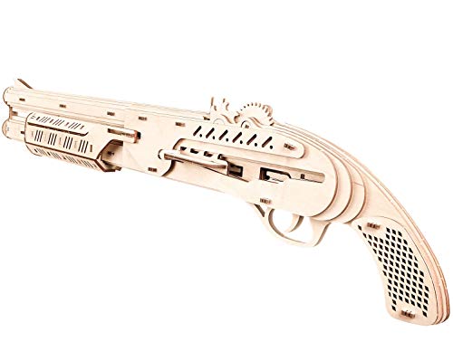Wise Elk Shotgun Wooden Mechanical 3D Puzzle