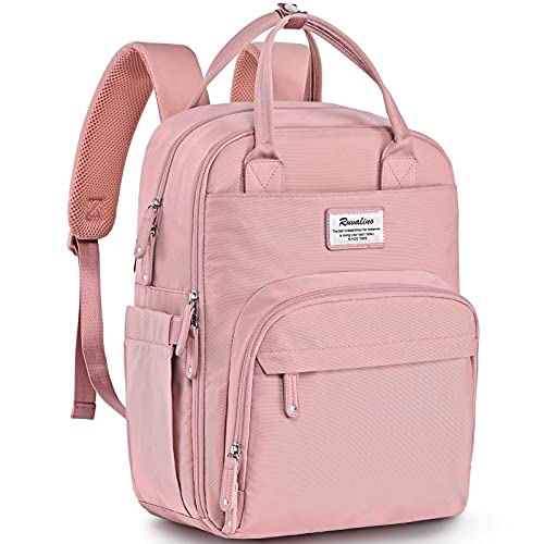 pink backpack changing bag