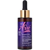 én Love Bloom N Curls Batana Oil for Hair & Scalp – 100% Organic, Cold-Pressed, Pure Honduran Oil – Promotes Hair Growth & Length Retention – No Additives – 1.28oz