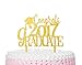 Congrats 2017 Graduate Gold Acrylic Cake Topper，Graduation Cake Topper