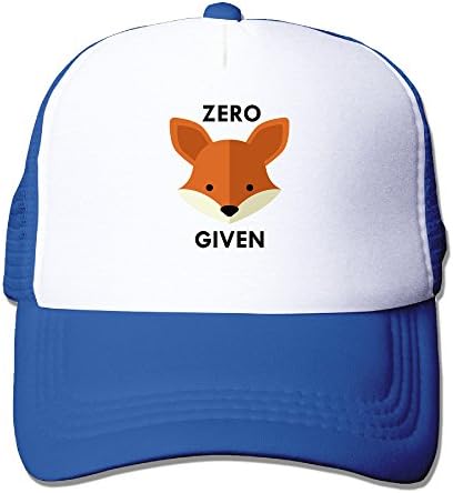 Zero Fox Given Unisex Trucker Mesh Hat Baseball Caps RoyalBlue